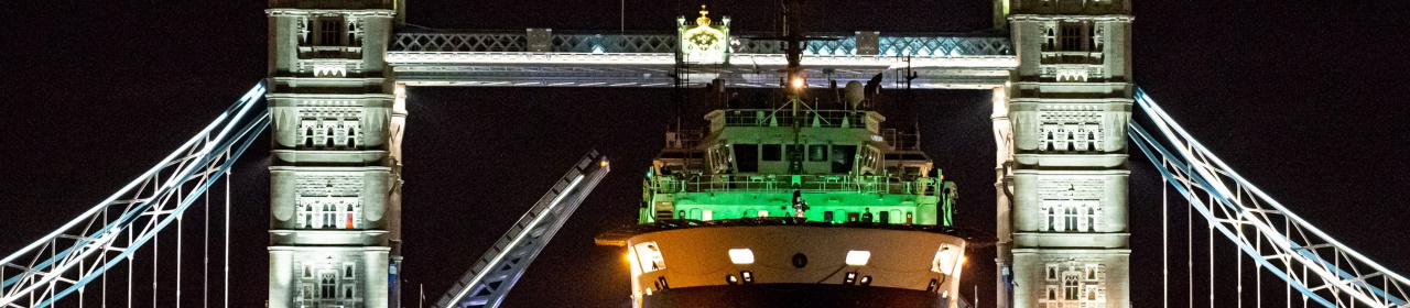 nlv pharos in front of tower bridge 