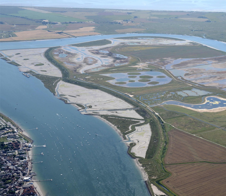 An aerial photo of Wallasea Island Wild Coast
