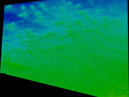 Multibeam processed bathymetry