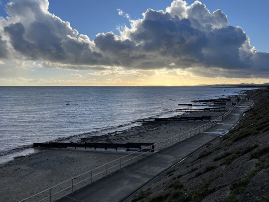 criccieth west beach