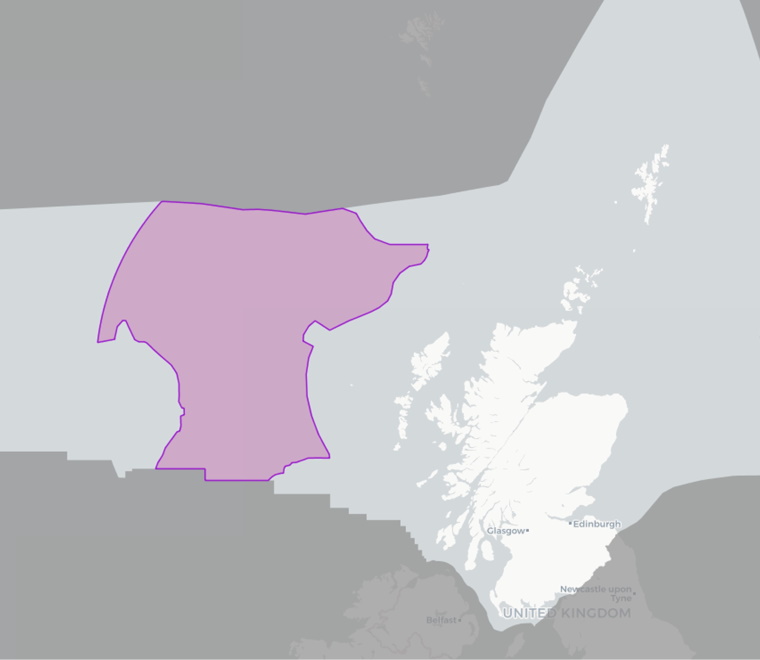 Map of the West of Scotland MPA designated area