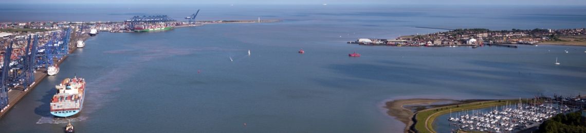 Harwich Haven aerial