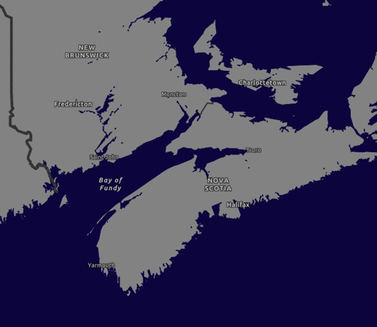 Supporting cable installation in Bay of Fundy